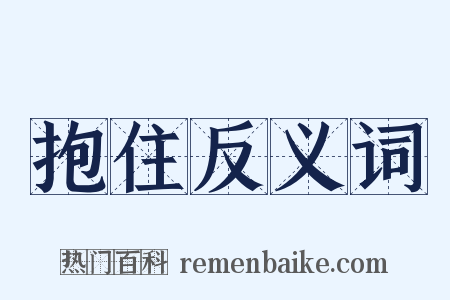 抱住反义词是什么意思的图片